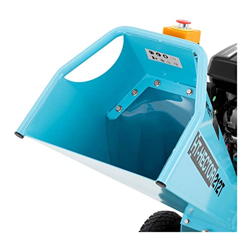 HT-HECTOR 212T Gartenhäcksler Häcksler Garten Benzin (80 mm Schnitt, 3600 U/min, 7 PS 5145 W, 3,6 l Benzintank, 196 cm³, 1,6 l/h Verbrauch)