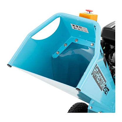 HT-HECTOR 212T Gartenhäcksler Häcksler Garten Benzin (80 mm Schnitt, 3600 U/min, 7 PS 5145 W, 3,6 l Benzintank, 196 cm³, 1,6 l/h Verbrauch)