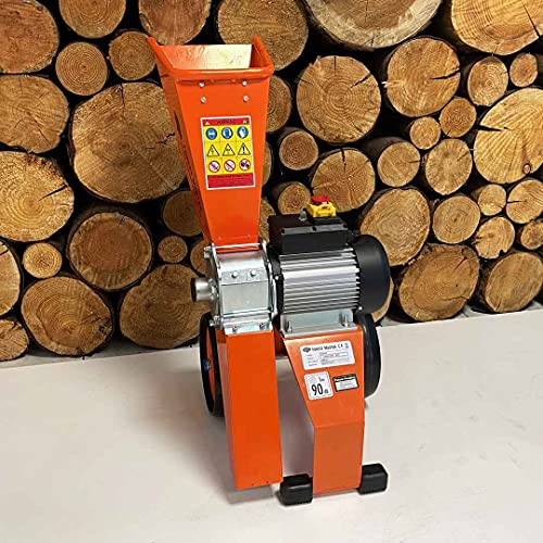 Forest Master FM4DD-MUL Elektrischer 2800w 4HP Holzhacker, Schredder. Mulcher. Trommelhäcksler Holzhäcksler Zerlegt alle Gartenabfälle