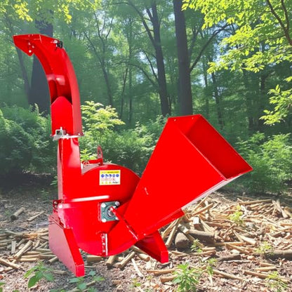 DEMA Zapfwellen-Holzhäcksler Gartenhäcksler Schredder für Traktor und Schlepper – Effizienter Häcksler für Gartenabfälle und Holz