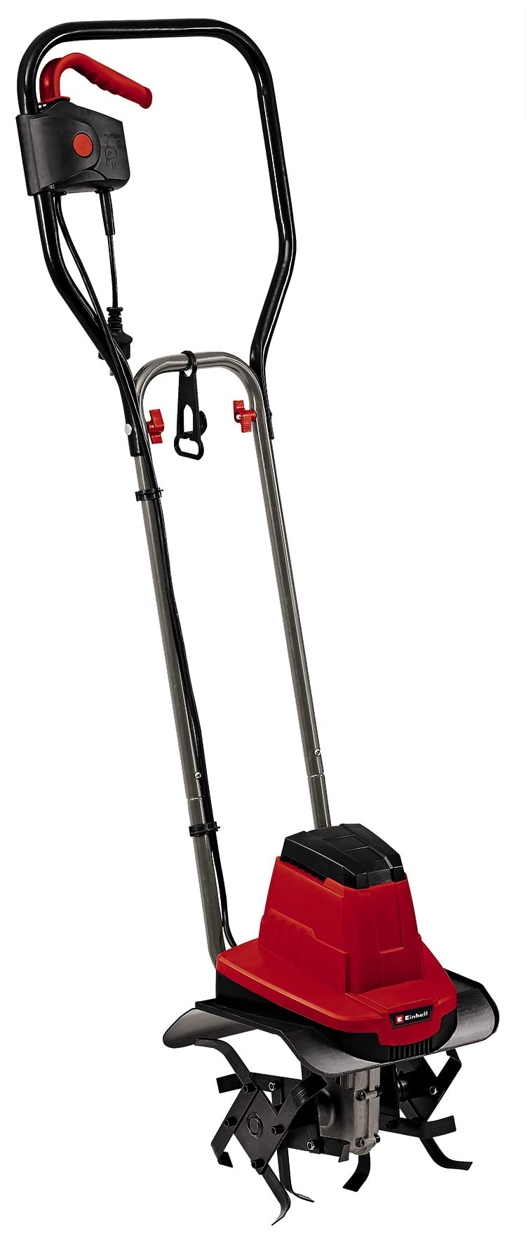 Einhell Elektro-Bodenhacke GC-RT 7530 (750 W, 30 cm Arbeitsbreite, 200 mm Arbeitstiefe, 4 robuste Hackmesser, klappbarer Führungsholm