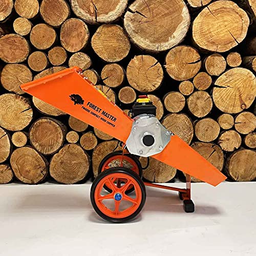 Forest Master FM4DD-MUL Elektrischer 2800w 4HP Holzhacker, Schredder. Mulcher. Trommelhäcksler Holzhäcksler Zerlegt alle Gartenabfälle