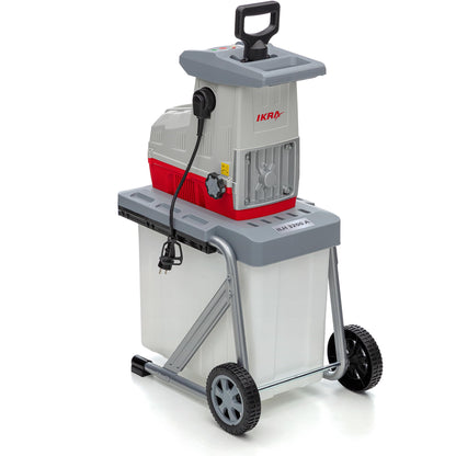 IKRA 81002880 Elektro Gartenhäcksler Walzenhäcksler ILH 3000 A & Güde 58596 Akku Heckenschere HS 18-201-05 (18V, Messer mit Diamantschliff, 180 Grad